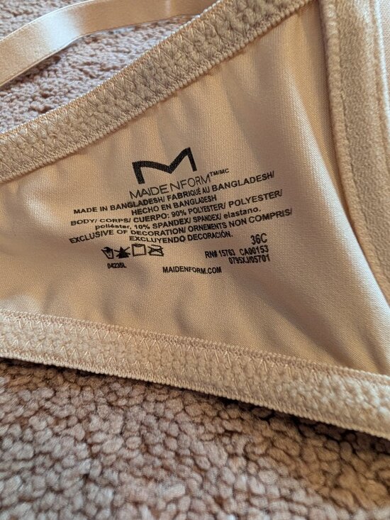 Maidenform Bra 36C Convertible Straps. New with tags. - Picture 4 of 6